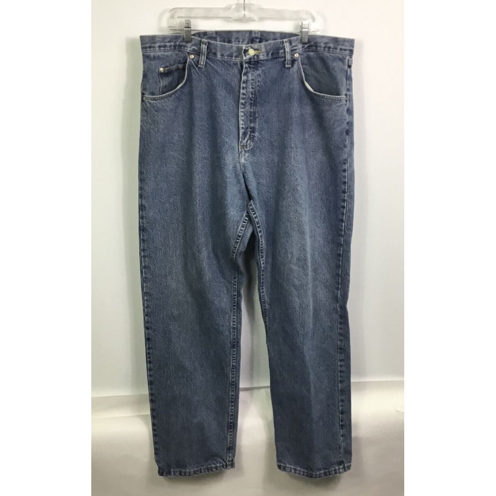 Wrangler Jeans Mens‎ Relaxed Fit Straight leg Blue denim pants Size 40X32